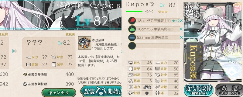「Киров」改造