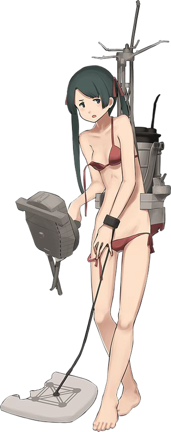 【水着】三隈中破