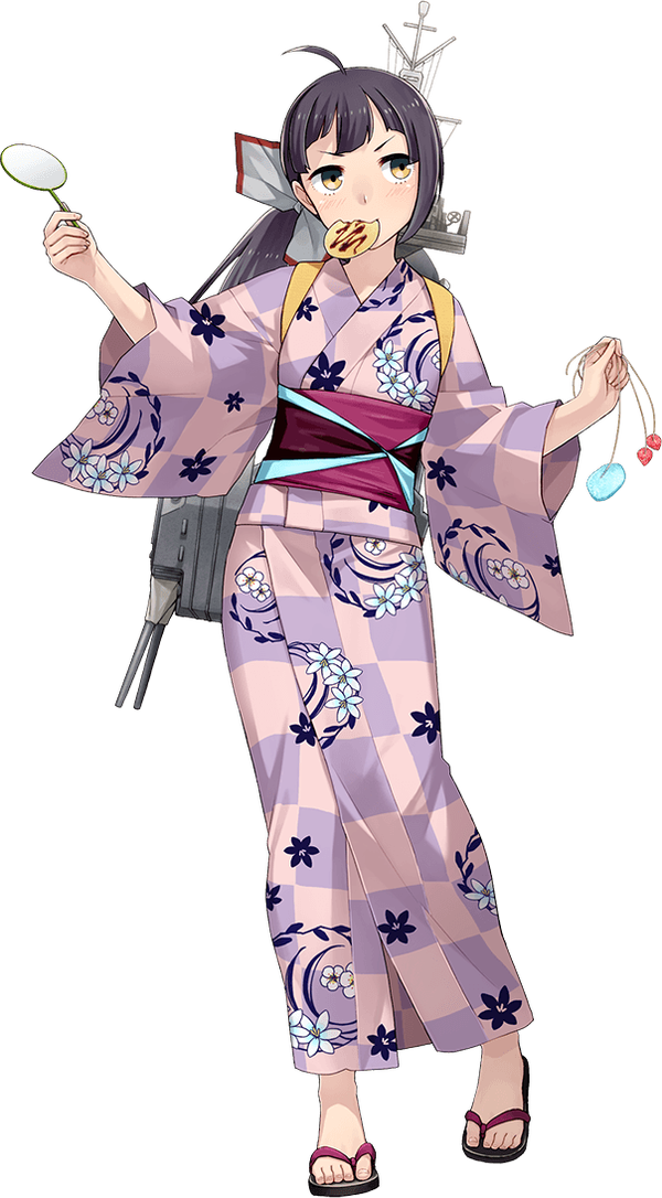 【浴衣】藤波