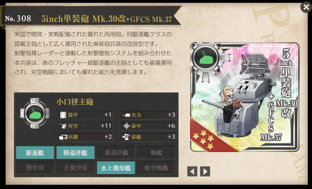5inch単装砲 Mk.30改+GFCS Mk.37