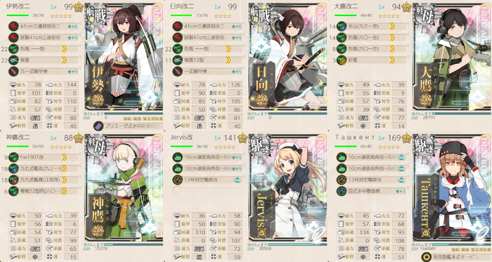 [#1-6]編成:最新鋭｢第四航空戦隊｣、出撃せよ！