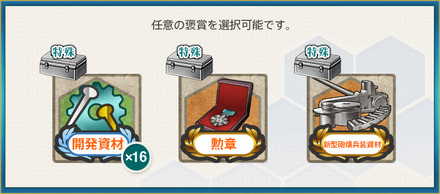 選択報酬2(【夏季限定任務】夏の日の「朝日」護衛