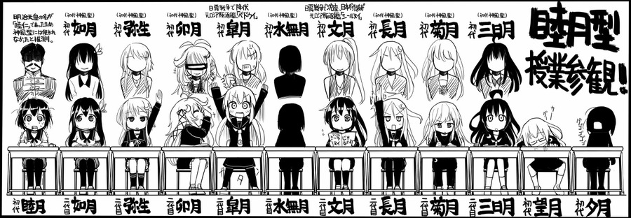 睦月型授業参観!