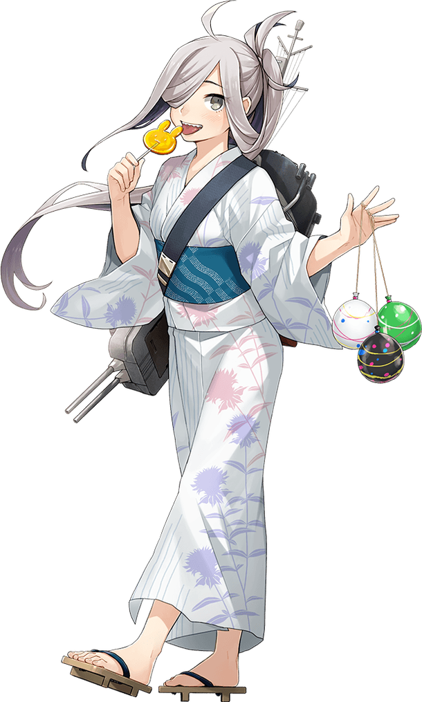 【浴衣】朝霜