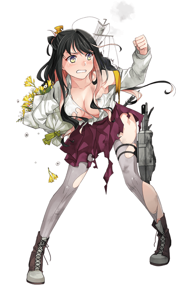 【花束】長波中破