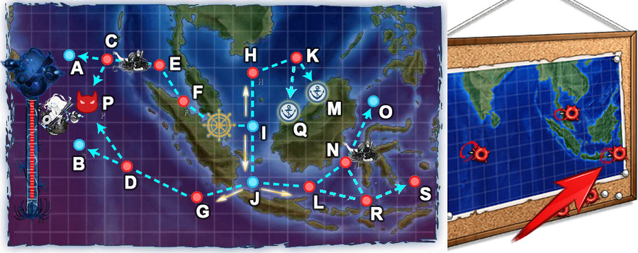 「謎の夏作戦地図」右