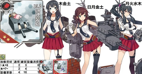 15.2cm連装砲(阿賀野能代矢矧