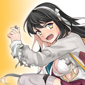 中破「長波改二」アイコン