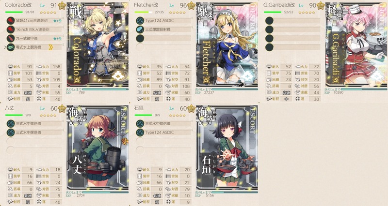 春イベ新艦娘練度