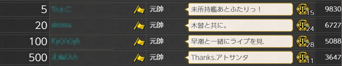 佐世保サーバー十一月作戦各ボーダー