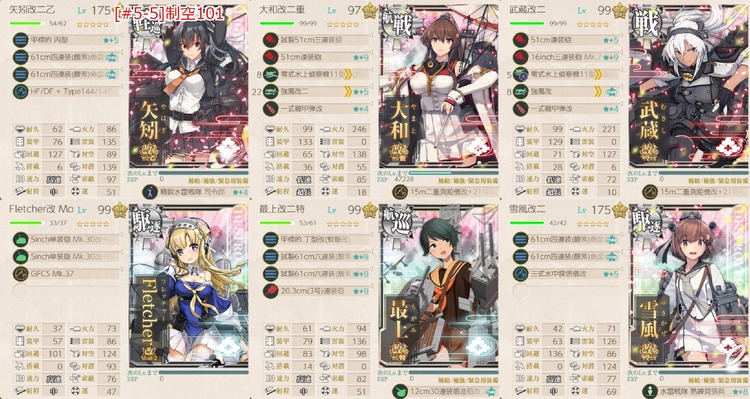 編成(#5-5):【早春限定任務】海上遊撃戦、展開せよ!