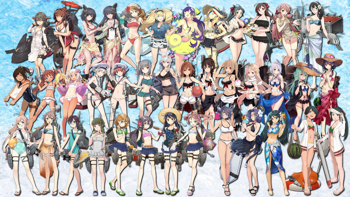 艦これ2018【水着】mode集合画像改s
