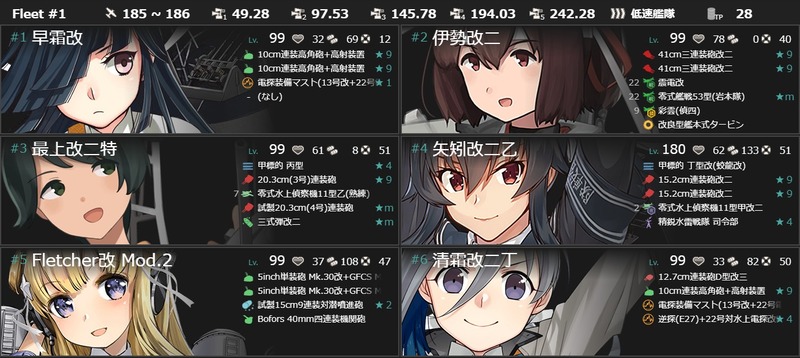 編成(#7-2-2):「早霜改二」見ているだけでは…ありません!