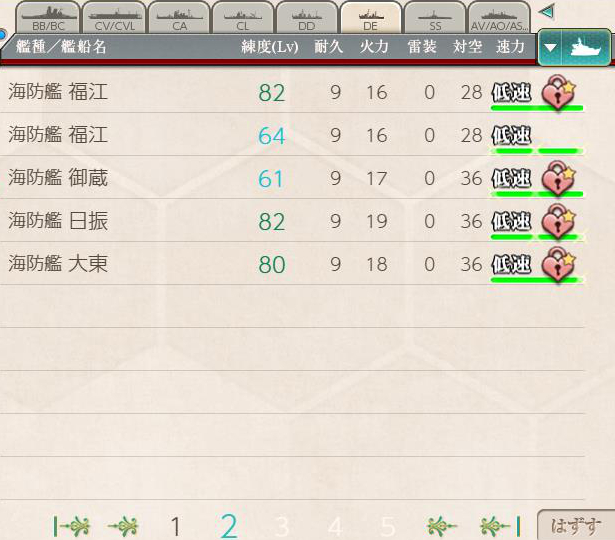 海防艦2P