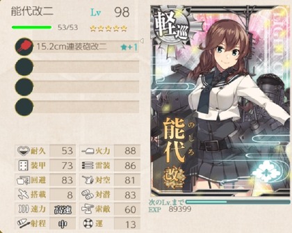 15.2cm連装砲改二