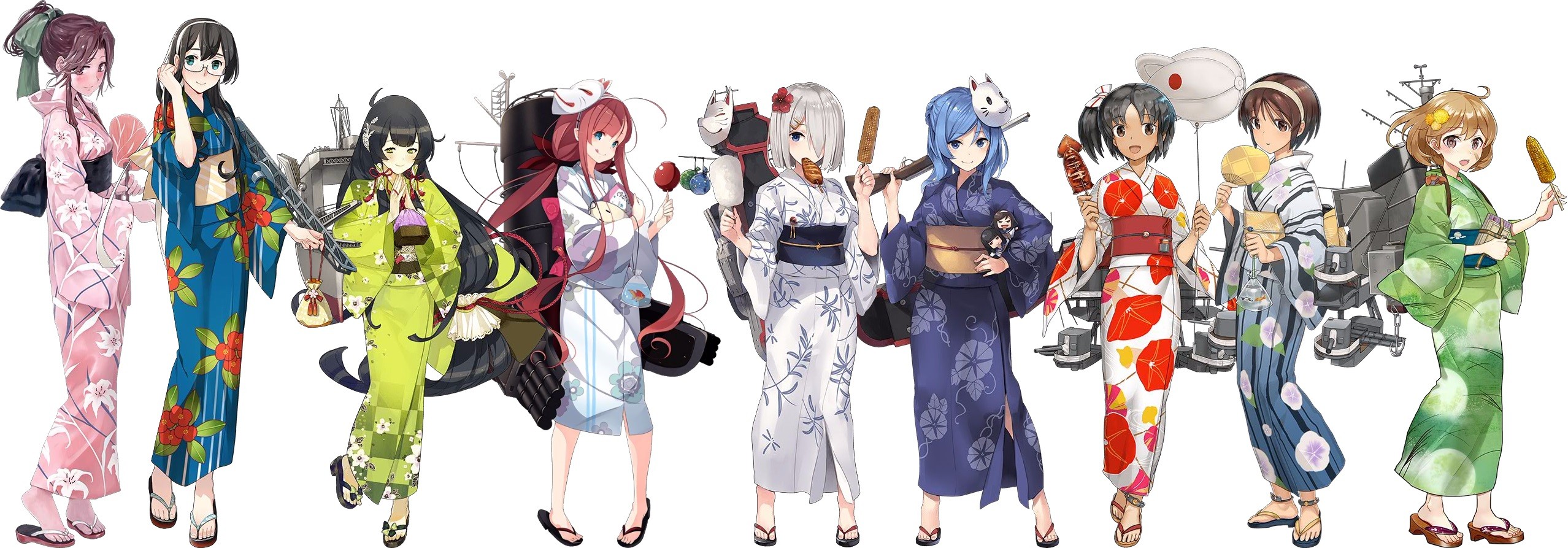 艦これ15秋仕様グラフィックまとめ 浴衣etc Libeccio Roma 追加 Naruの今を生きる
