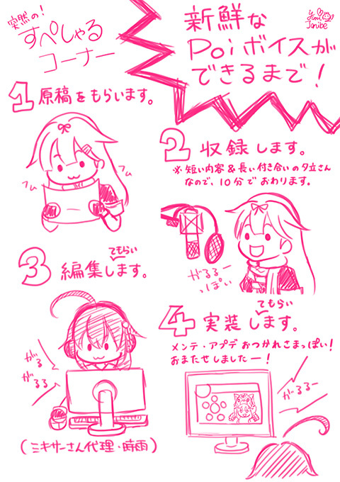 新鮮なPoiボイスができるまで!