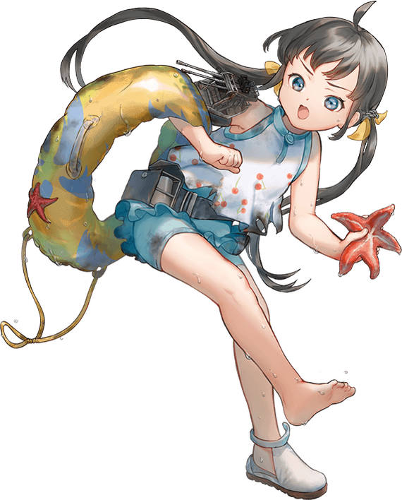 【水着】第二十二号海防艦中破