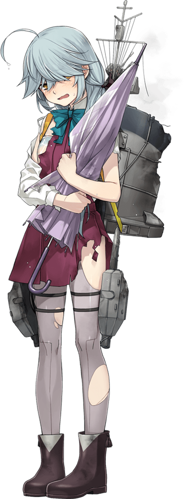 【梅雨】浜波中破