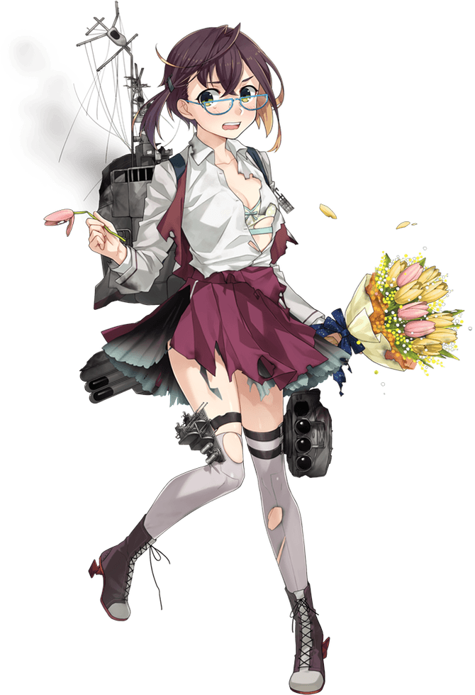 【花束】沖波改二中破