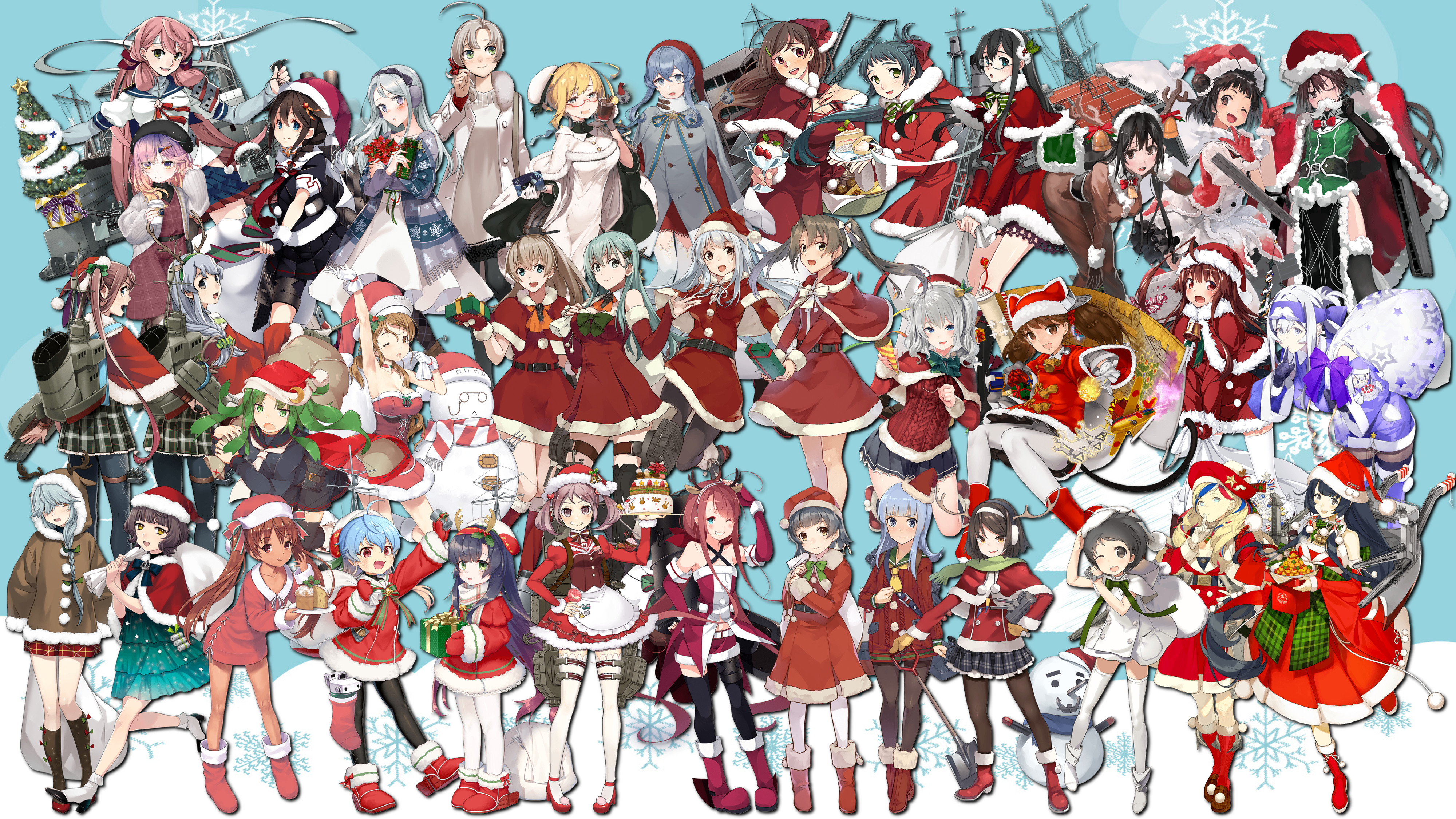 冬季限定mode艦娘の集合画像作りました 12 21 金 はプチメンテ Naruの今を生きる