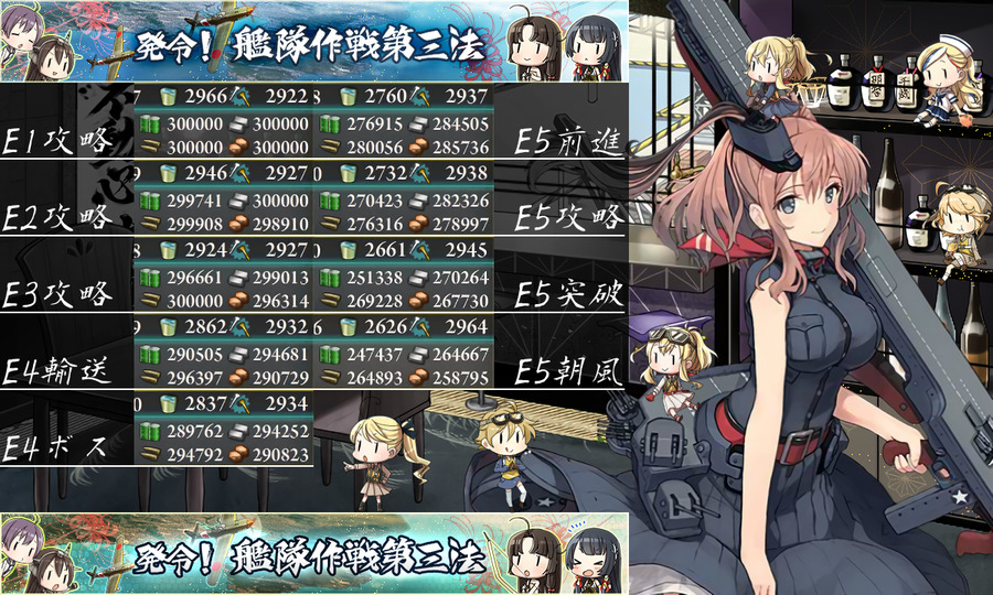 秋イベント消費資源