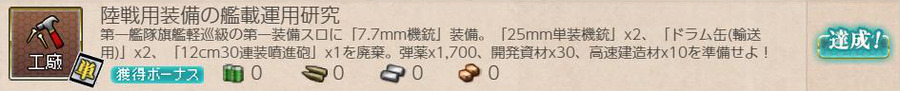陸戦用装備の艦載運用研究