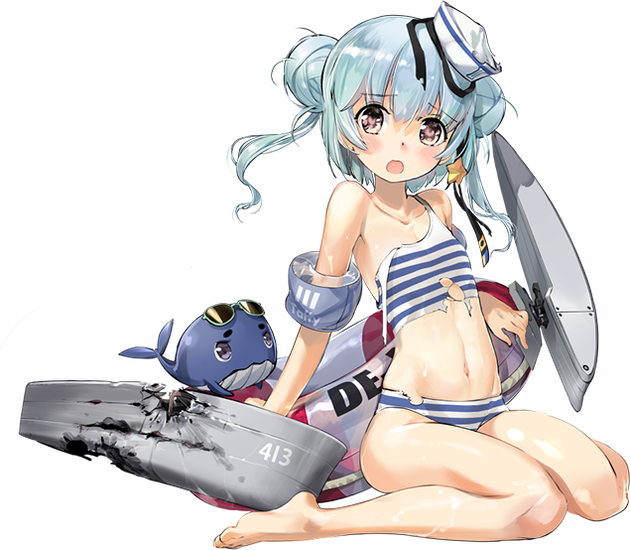 【水着】Samuel B.Roberts Mk.II中破