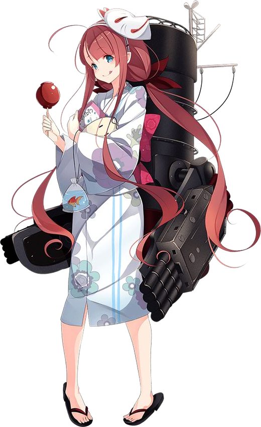 浴衣江風