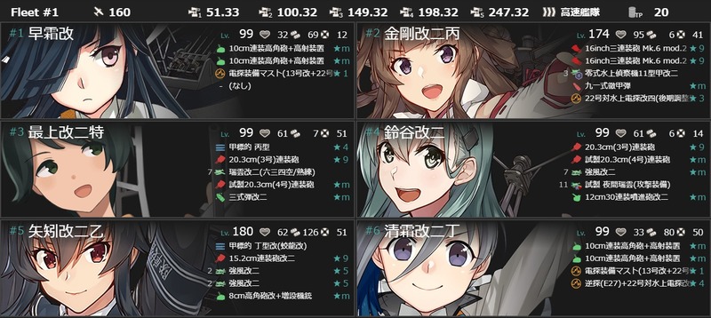 編成(#5-4):「早霜改二」見ているだけでは…ありません!