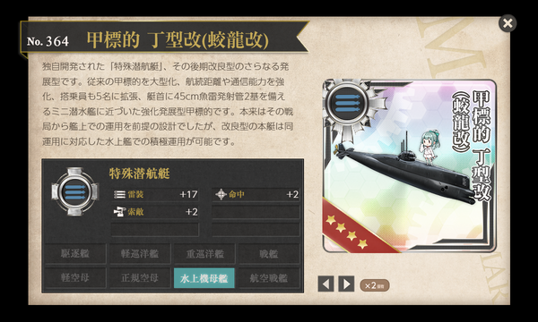 [甲標的 丁型改(蛟龍改)]