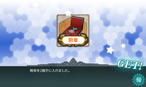 勲章×2