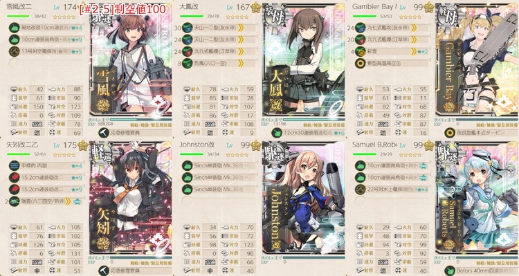 編成(#2-5):不屈敢闘「Taffy Ⅲ」、Weigh anchor!
