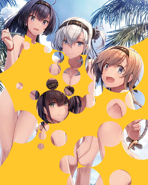 秋月型水玉コラ