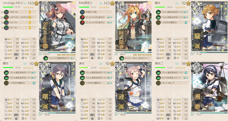 [#2-2/#2-3]編成:「第七駆逐隊」、南西諸島を駆ける！