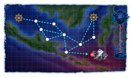 バリ島沖【作戦準備！後方兵站線確保】