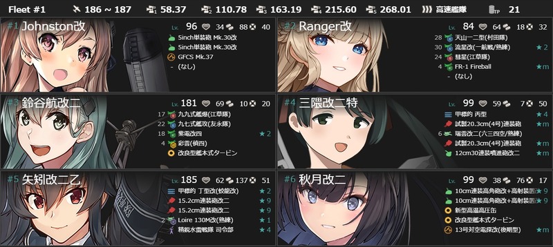 編成(#2-1/#2-2/#2-3)：【節分任務:鬼】南西方面節分作戦二〇二六