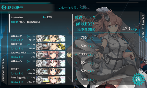 残り795Exp