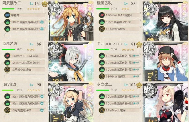 3-2編成:精鋭駆逐隊、獅子奮迅!