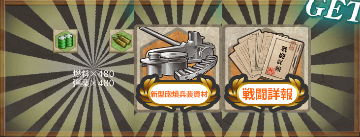 報酬(精鋭駆逐隊、獅子奮迅!