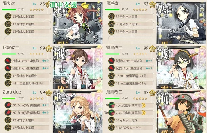 支援艦隊