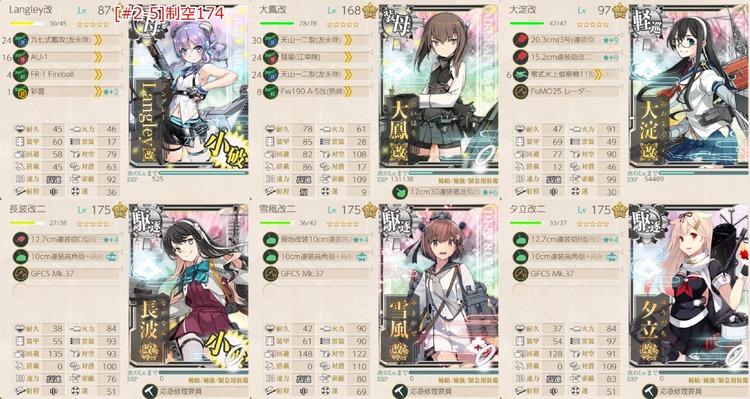 編成(#2-5):【節分拡張任務】節分作戦二〇二三、全力出撃!