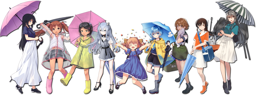 艦これ21 梅雨 限定グラフィックまとめ 集合画像更新 Naruの今を生きる