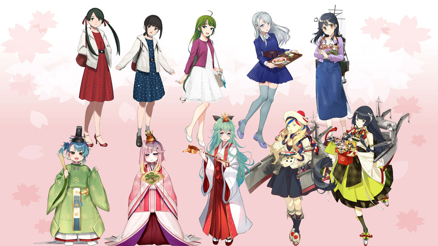 艦これ2019【桃の節句+α】集合画像