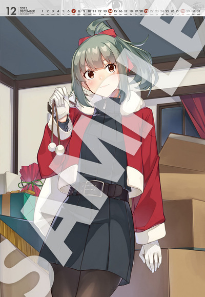 艦これカレンダー12月サンプル