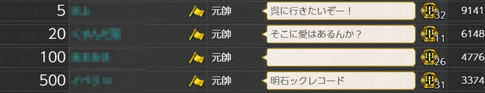 佐世保サーバー 11月作戦ボーダー