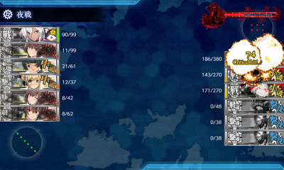 旗艦撃破失敗1回目