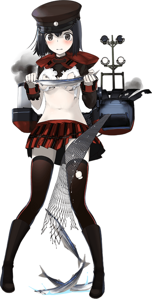 【秋刀魚】あきつ丸中破