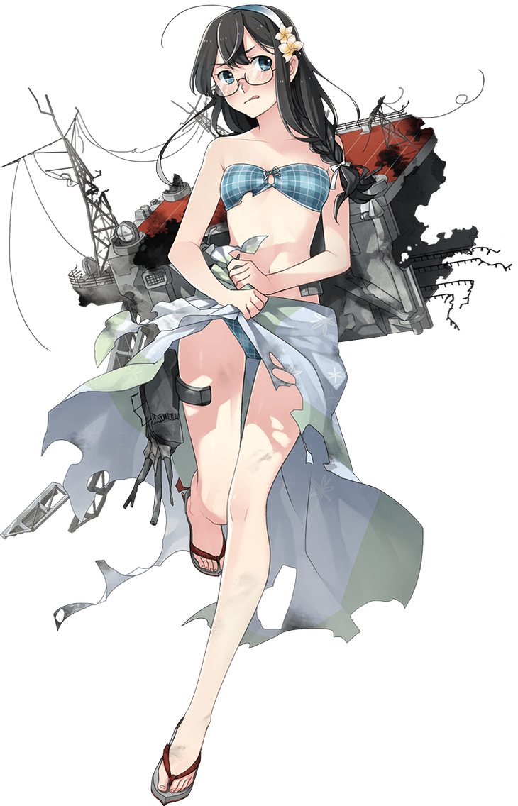 【水着】大淀中破