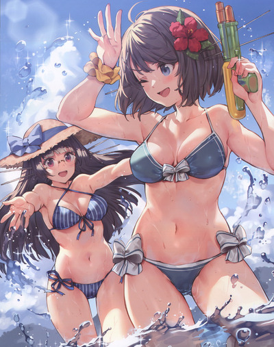 水着「摩耶&鳥海」